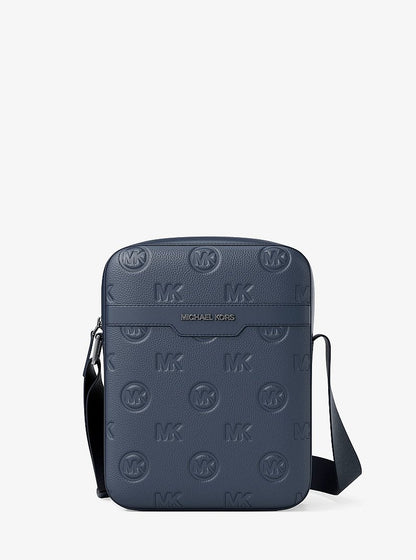 Cooper Logo Debossed Flight Bag Navy Navy