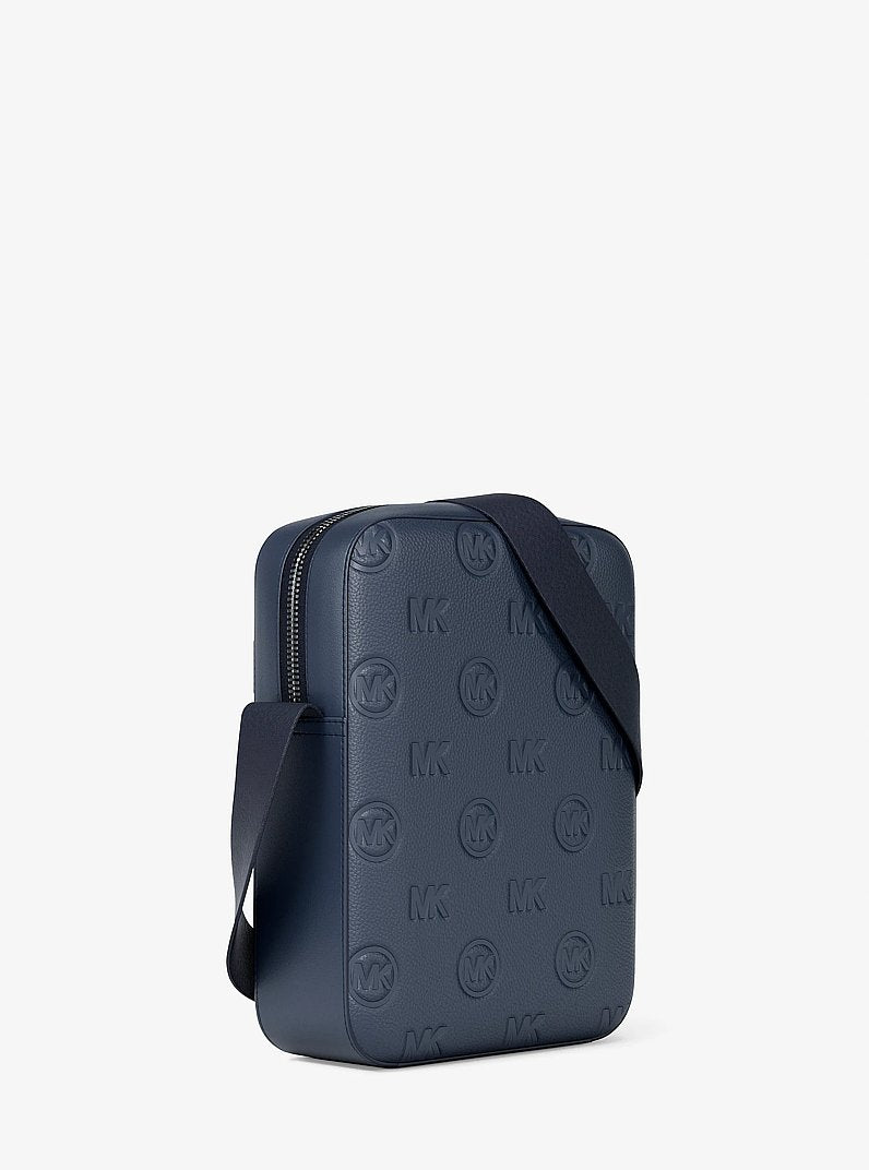 Cooper Logo Debossed Flight Bag Navy Navy