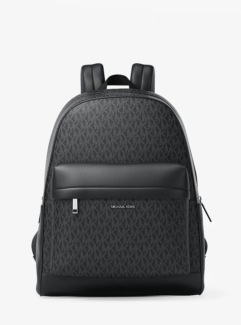 Pacey Medium Signature Logo Backpack Black Black
