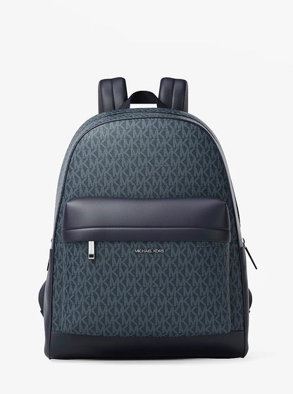 Pacey Medium Signature Logo Backpack Admrl-Plblue Admrl-Plblue