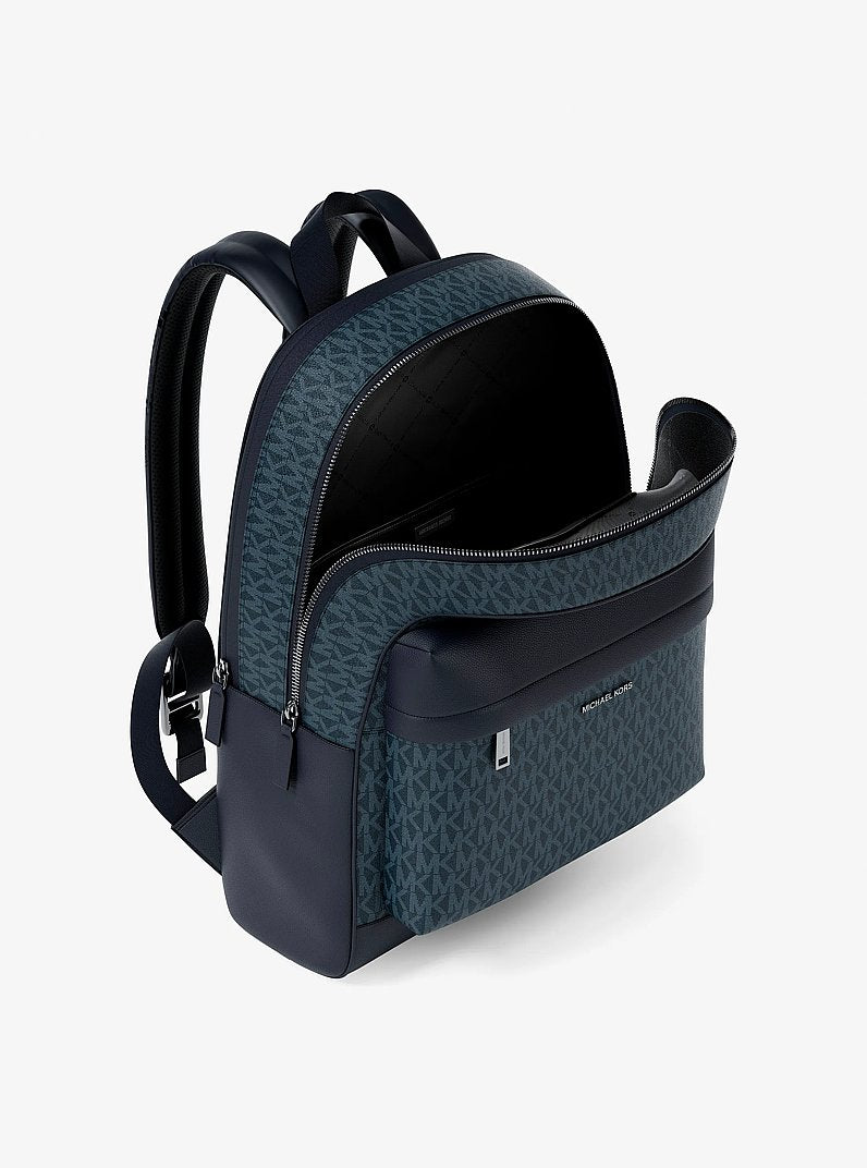 Pacey Medium Signature Logo Backpack Admrl-Plblue Admrl-Plblue