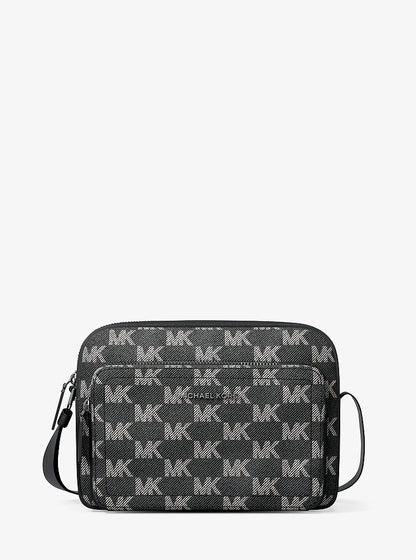 Cooper Logo Jacquard Denim Flight Bag Black Wash Black Wash