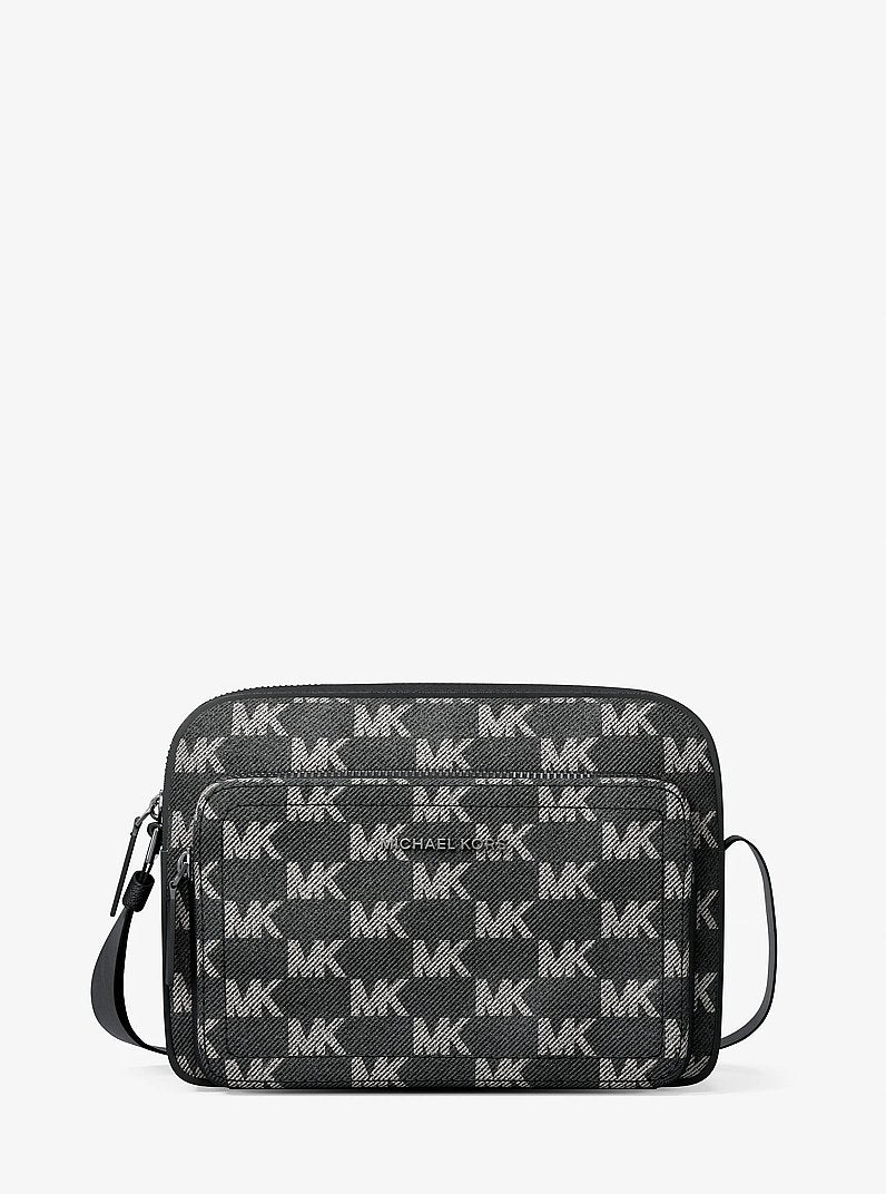 Cooper Logo Jacquard Denim Flight Bag Black Wash Black Wash