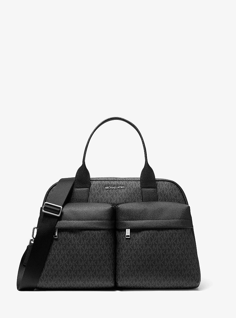 Pacey Medium Signature Logo Bowling Bag Black Black