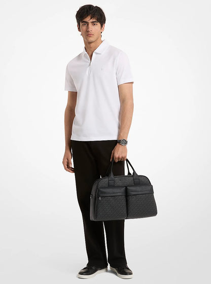 Pacey Medium Signature Logo Bowling Bag Black Black