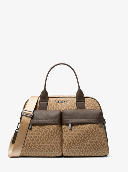 Pacey Medium Signature Logo Bowling Bag Camel Camel