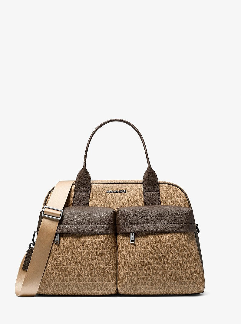 Pacey Medium Signature Logo Bowling Bag Camel Camel