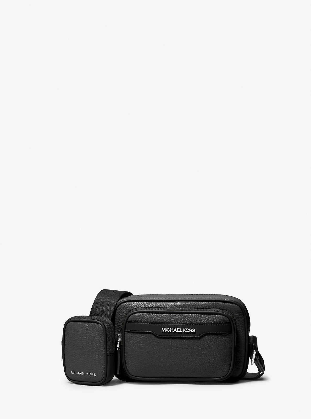 Cooper Pebbled Leather Camera Bag Black Black