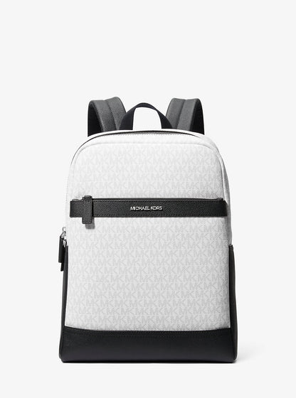 Cooper Medium Signature Logo Backpack Bright Wht Bright Wht