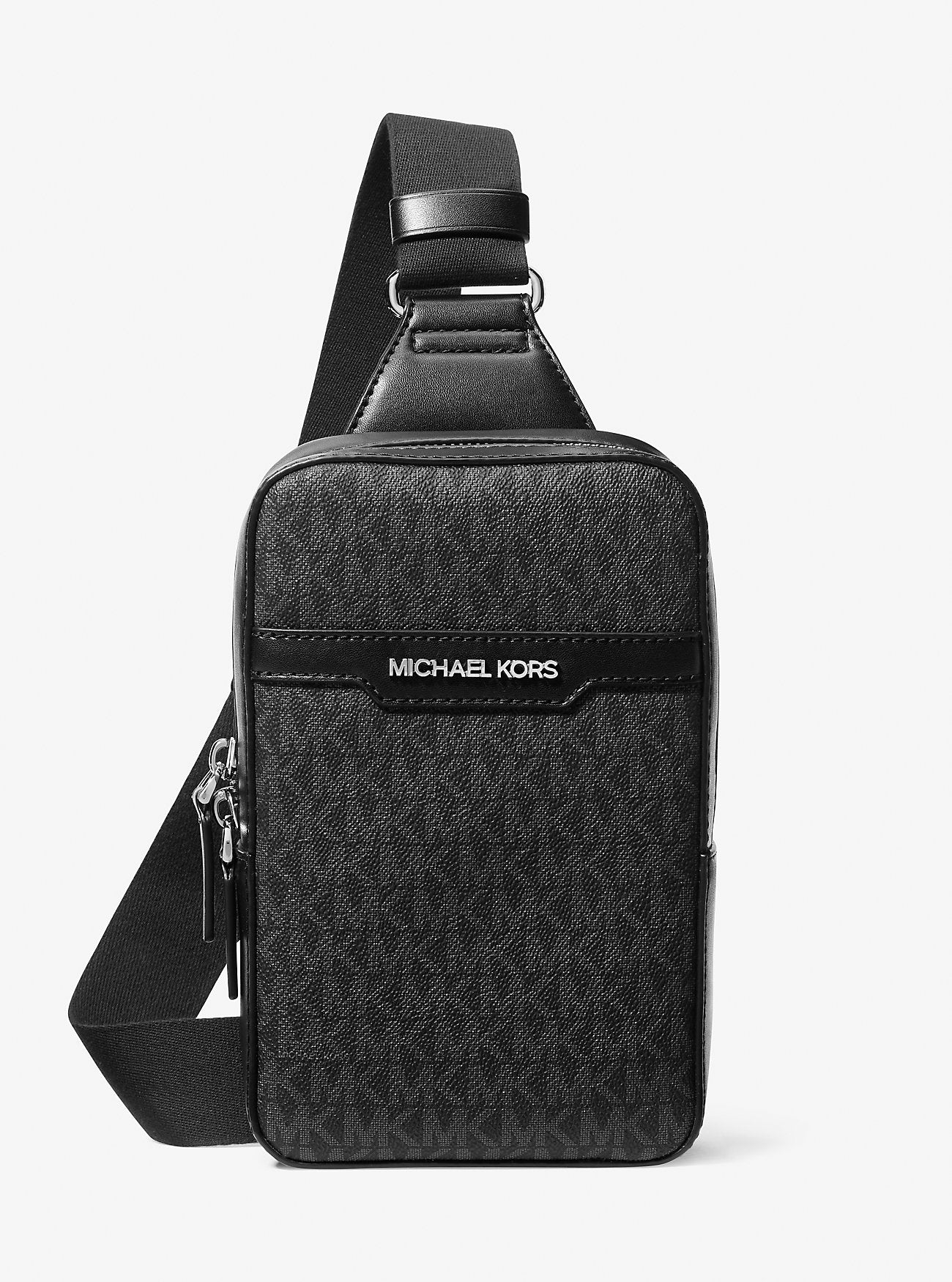 Cooper Medium Signature Logo Sling Pack Black Black