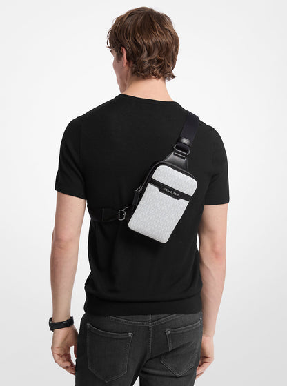 Cooper Medium Signature Logo Sling Pack Bright Wht Bright Wht