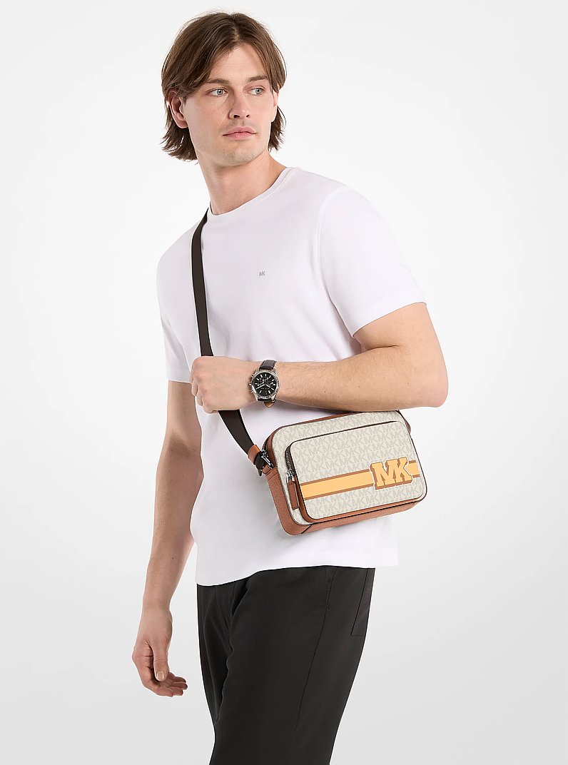 Cooper Embellished Signature Logo Flight Bag Vanilla Combo Vanilla Combo
