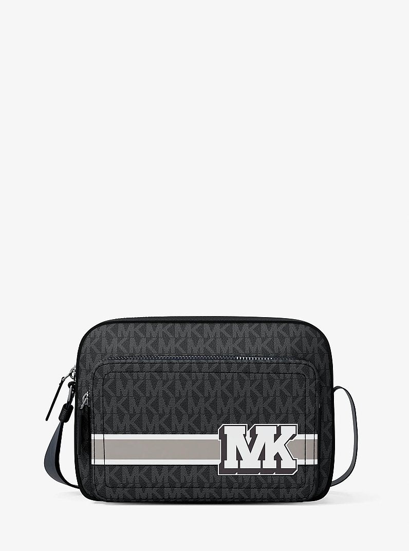 Cooper Embellished Signature Logo Flight Bag Black Combo Black Combo