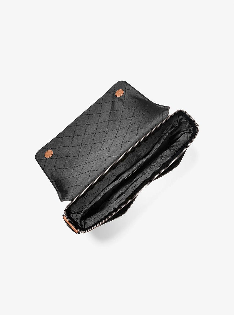 Pacey Embellished Signature Logo Messenger Bag Vanilla Combo Vanilla Combo