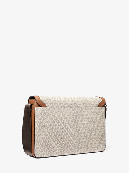 Pacey Embellished Signature Logo Messenger Bag Vanilla Combo Vanilla Combo