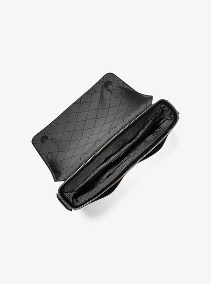 Pacey Embellished Signature Logo Messenger Bag Black Combo Black Combo