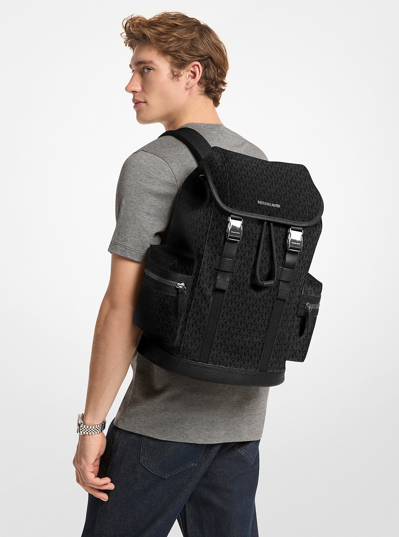 Cooper Logo Backpack Black Black