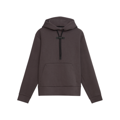 On Focus Tech Hoodie Pebble