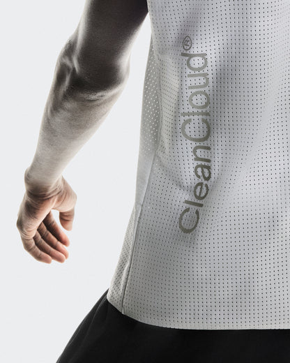 On Pace Tank Glacier | White