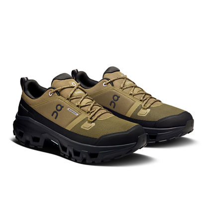 on running cloudrock low waterproof hunter black