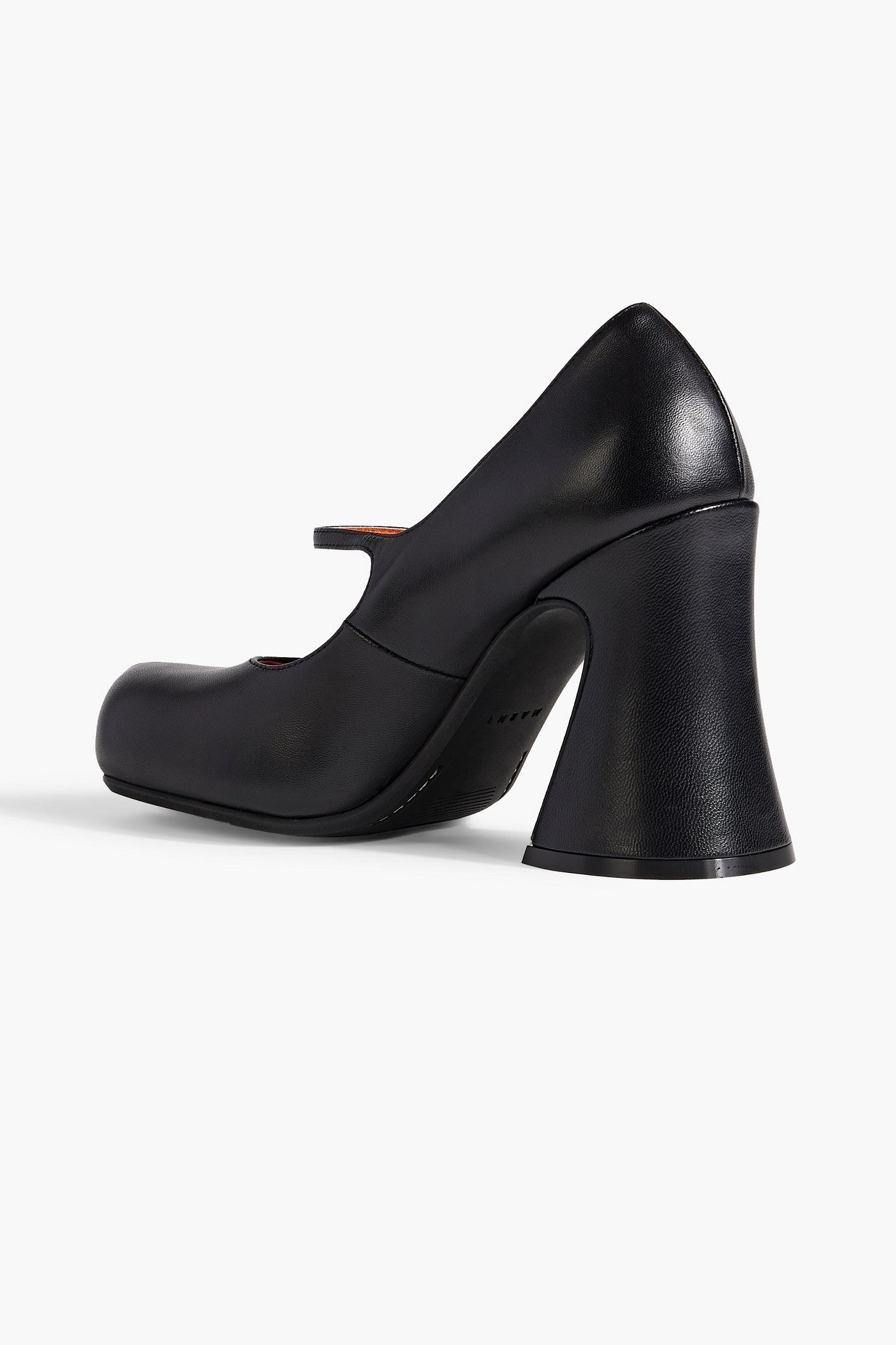 Marni Leather Mary Jane Pumps Black Women's