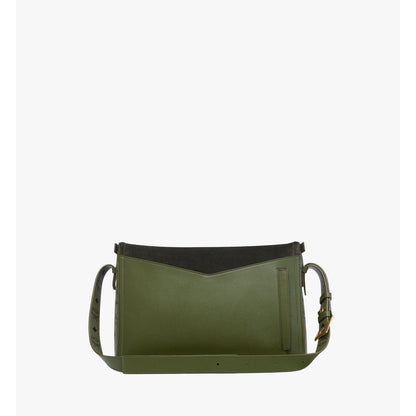 MCM Diamant 3D Shoulder Bag in Mega Herringbone Suede