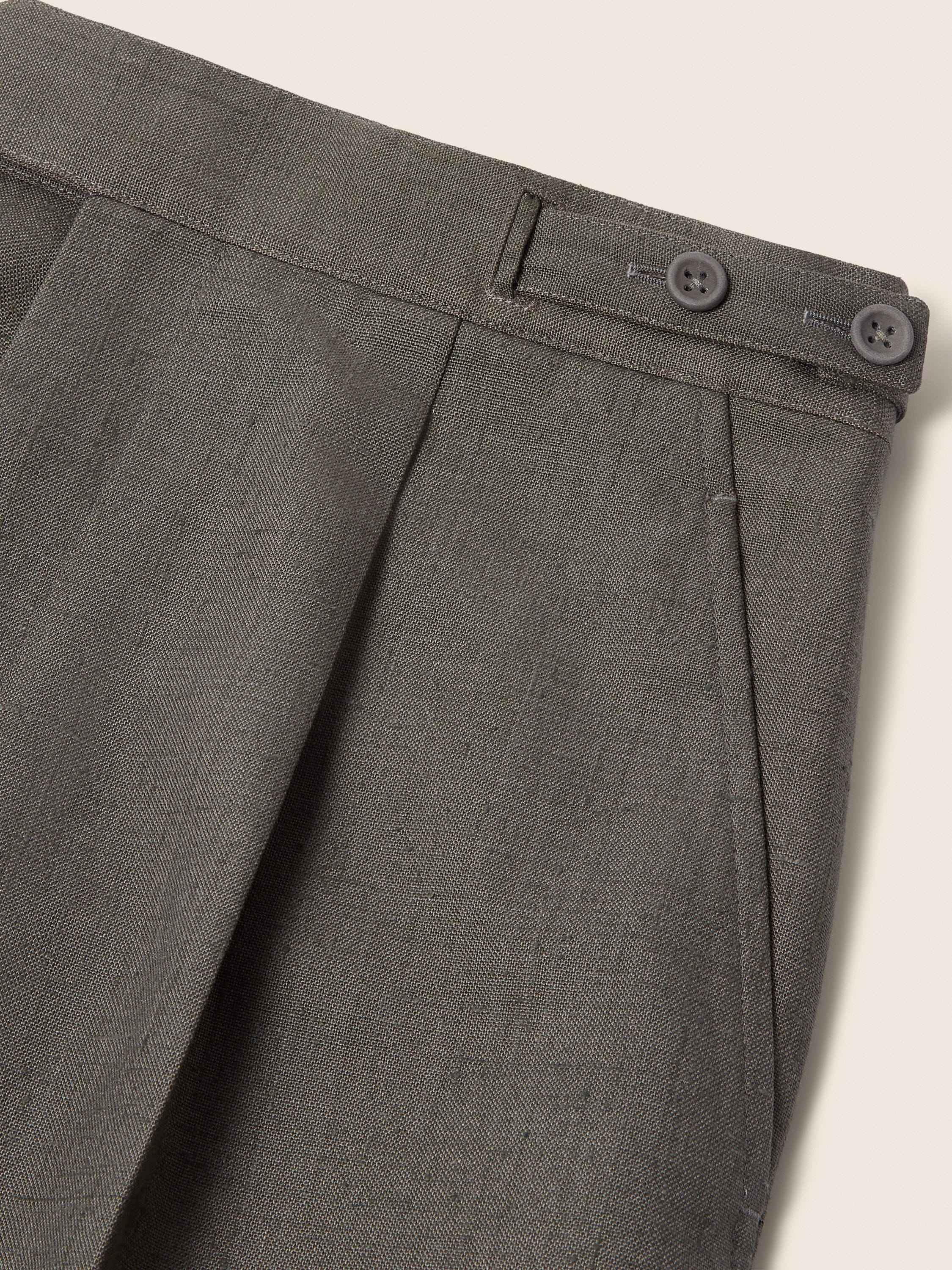 Zegna Dark Taupe Silk Shorts