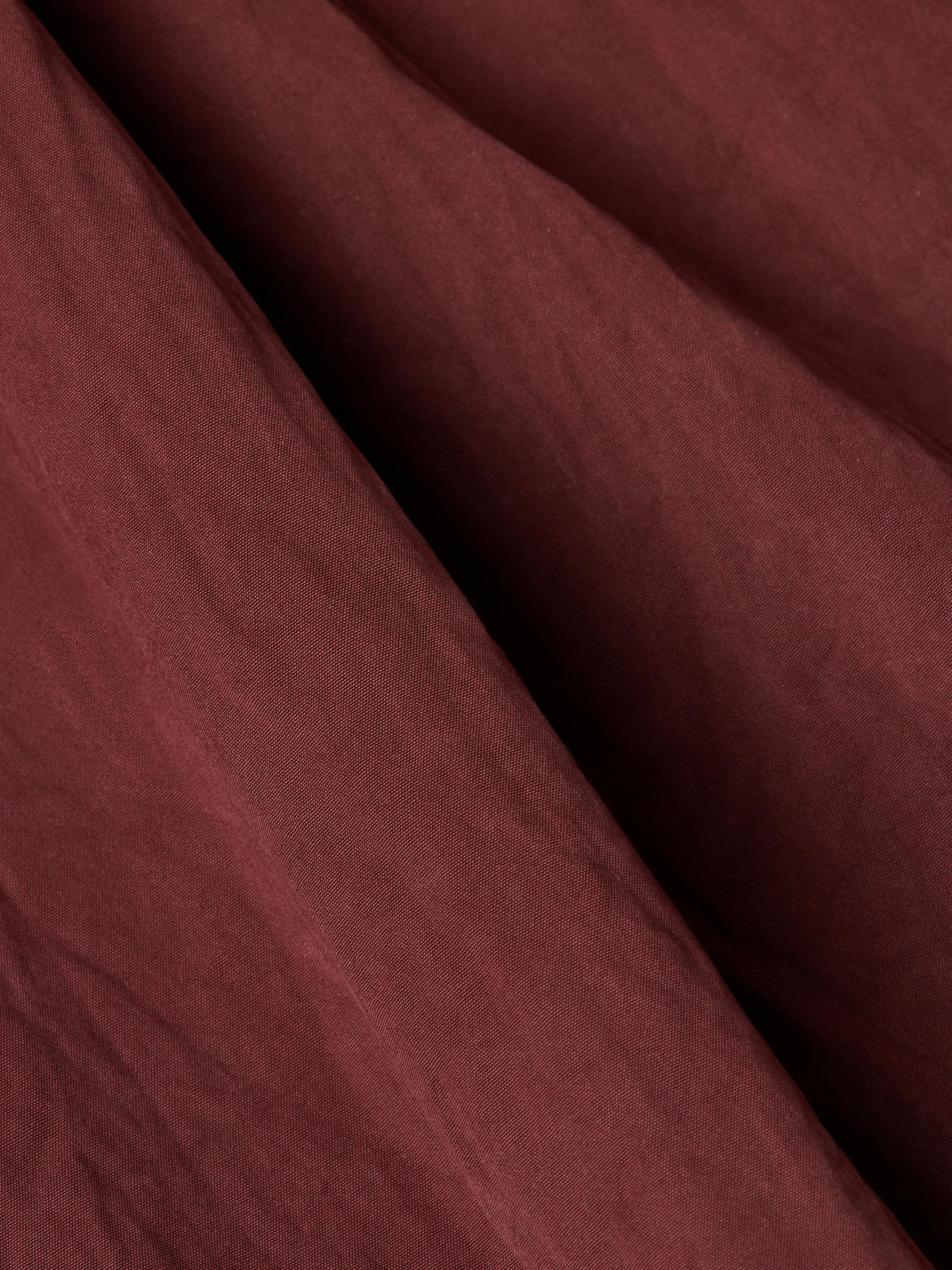 Zegna Dark Burgundy Cotton Jacket