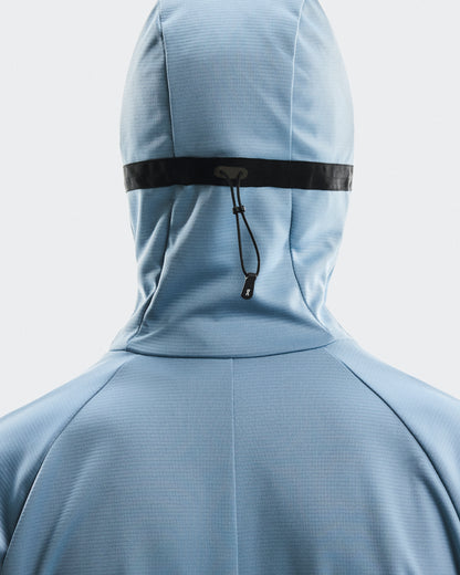 On Climate Zip Hoodie Chambray