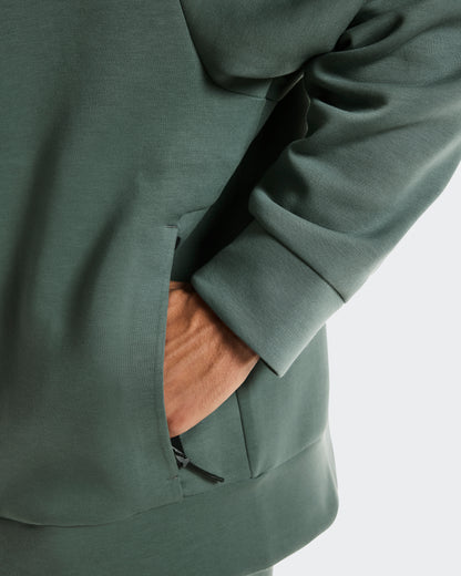 On Focus Tech Zip Hoodie Olive
