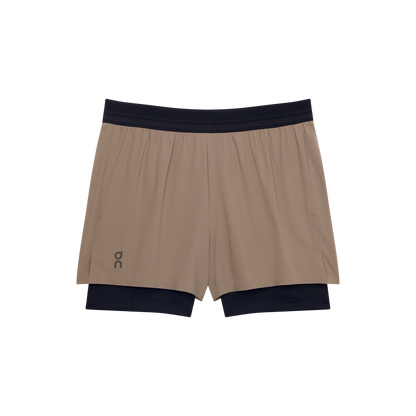 On 3" Performance 2/1 Shorts Cinder | Black (Women's)