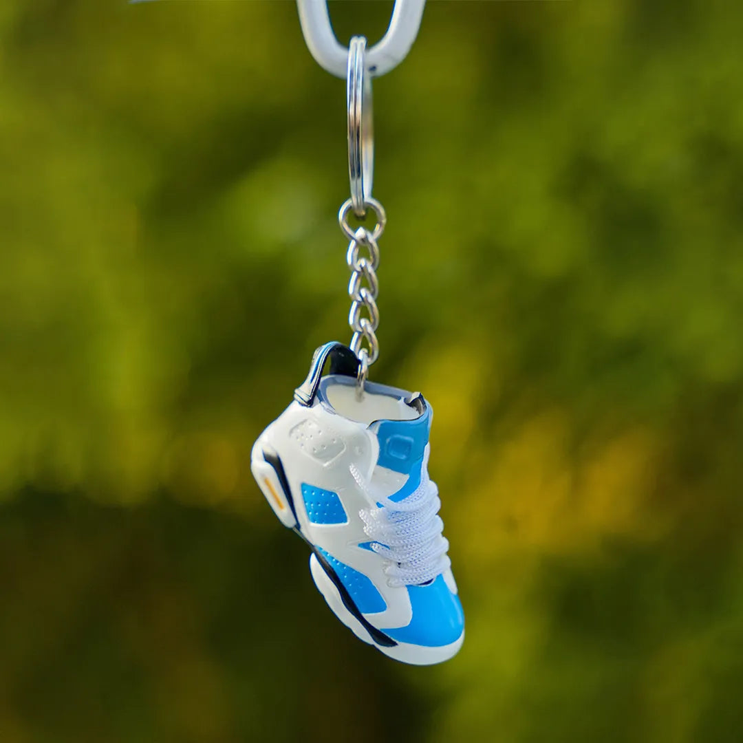 3D sneaker keychain AJ6 Unc