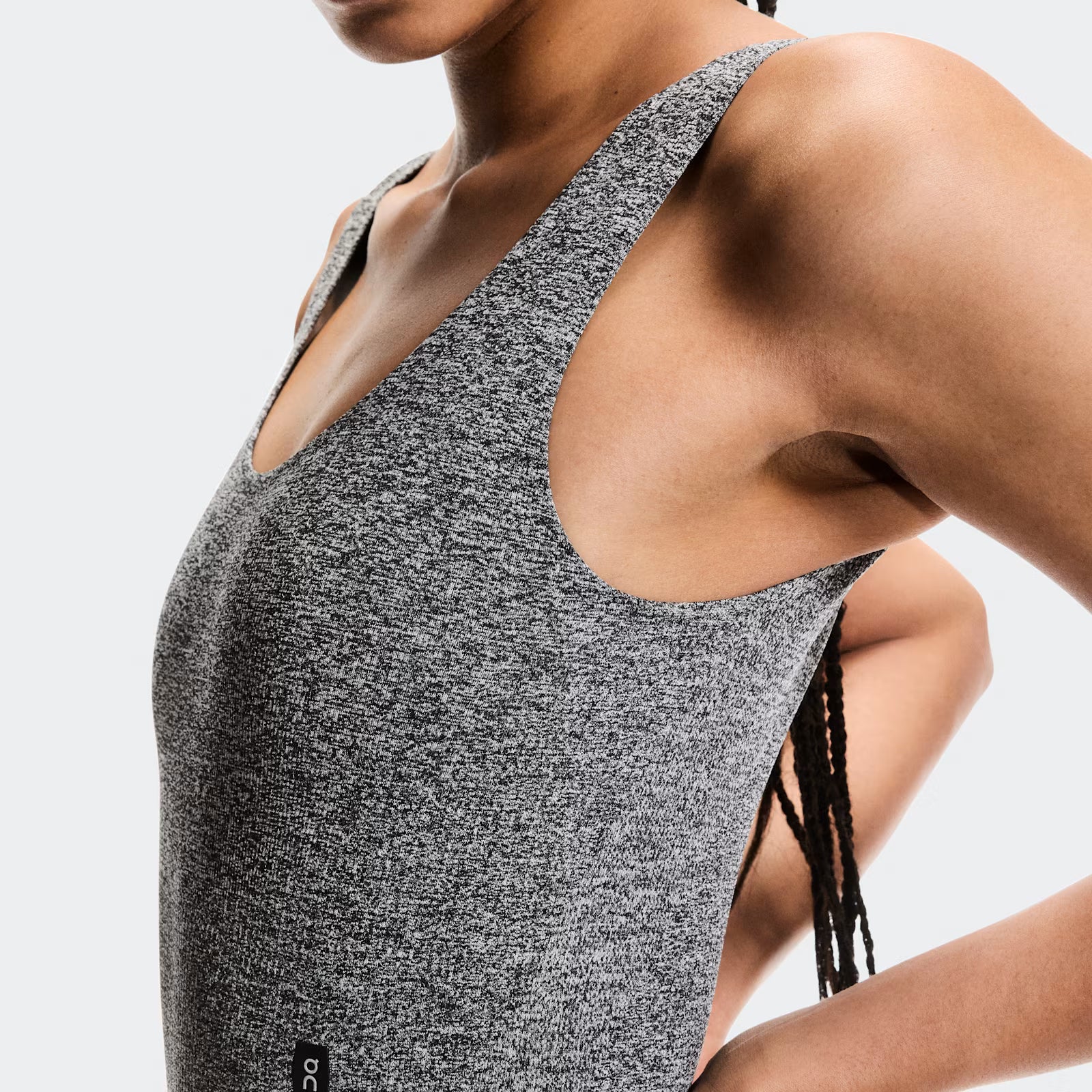 On Studio Knit Bodysuit Graphite Heather (Women'S)