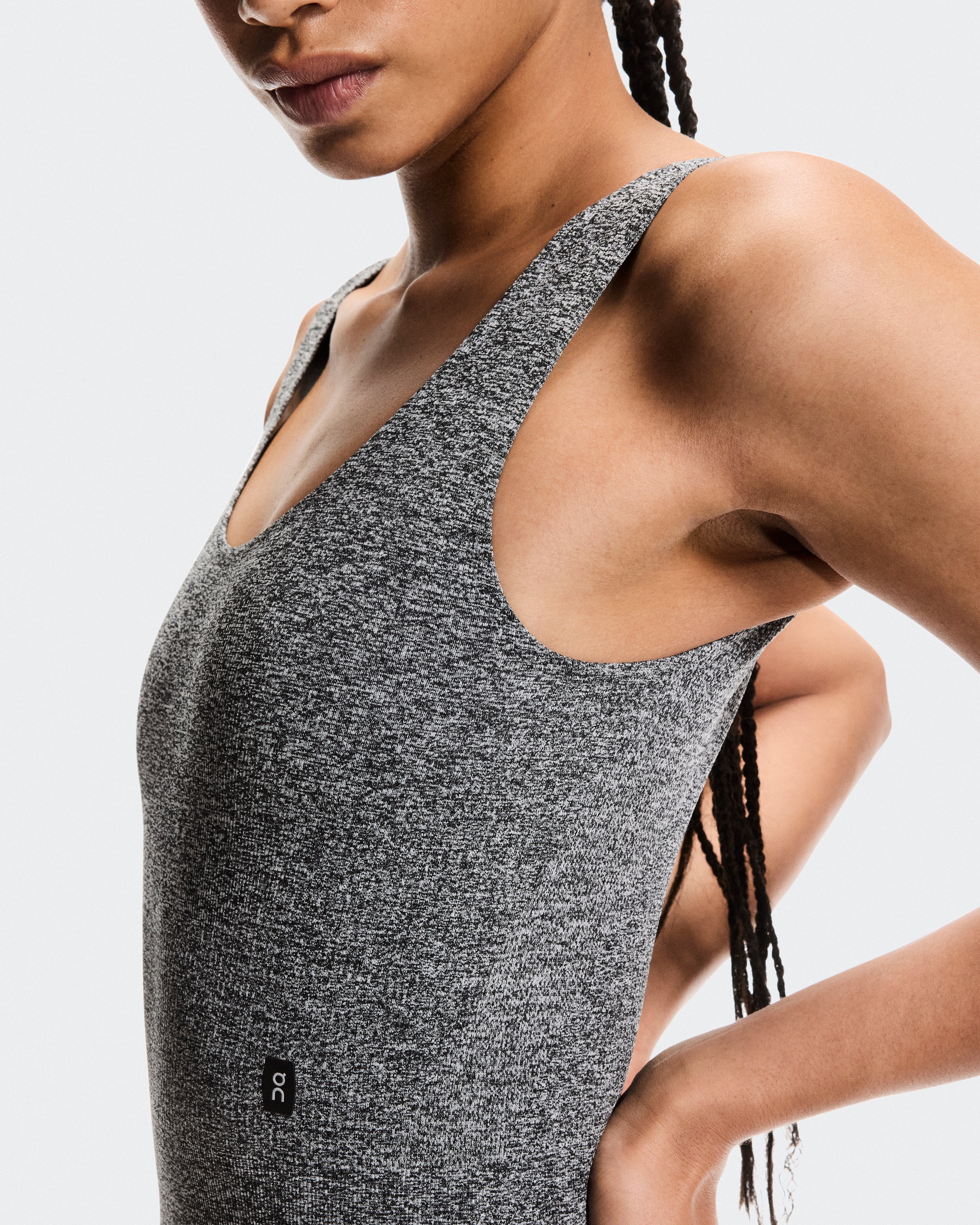 On Studio Knit Bodysuit Graphite Heather (Women'S)