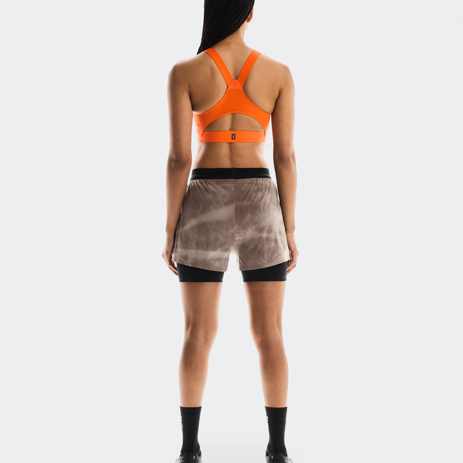 On 3" Performance Shorts Aop Cinder | Black (Women'S)