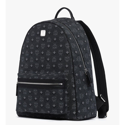 MCM Medium Stark Backpack In Denim Visetos