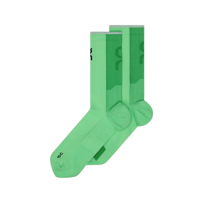 On Performance Run Sock High Honeydew | Parsley