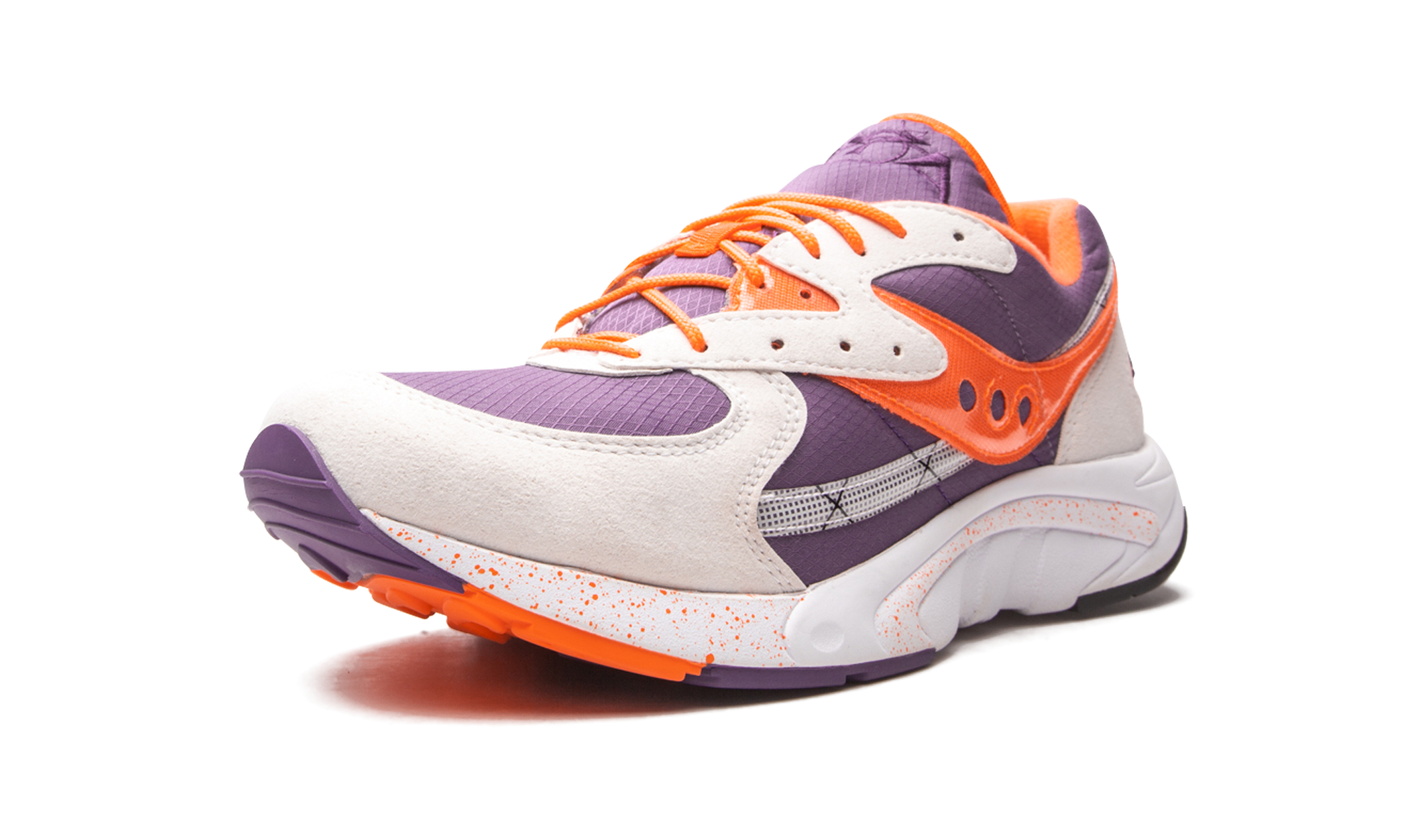 Saucony Aya White Purple Orange