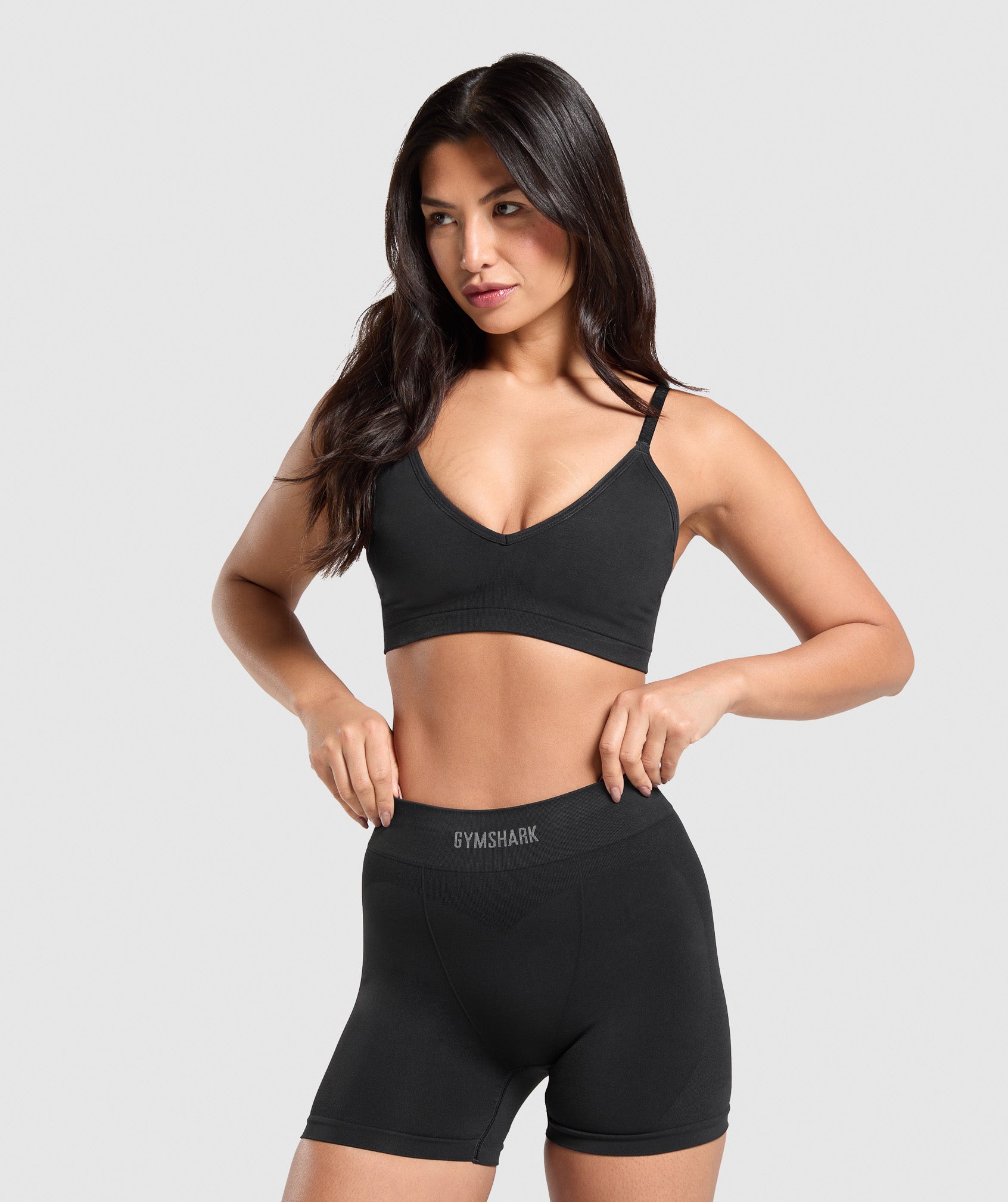 Women's Gymshark 3Pk Seamless Underwear Variety Pack Black