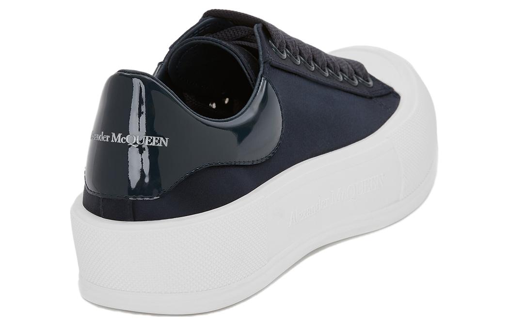 Alexander McQueen Deck Skate Plimsoll Lace-Up Anthracite (Women's)
