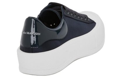 Alexander McQueen Deck Skate Plimsoll Lace-Up Anthracite (Women's)