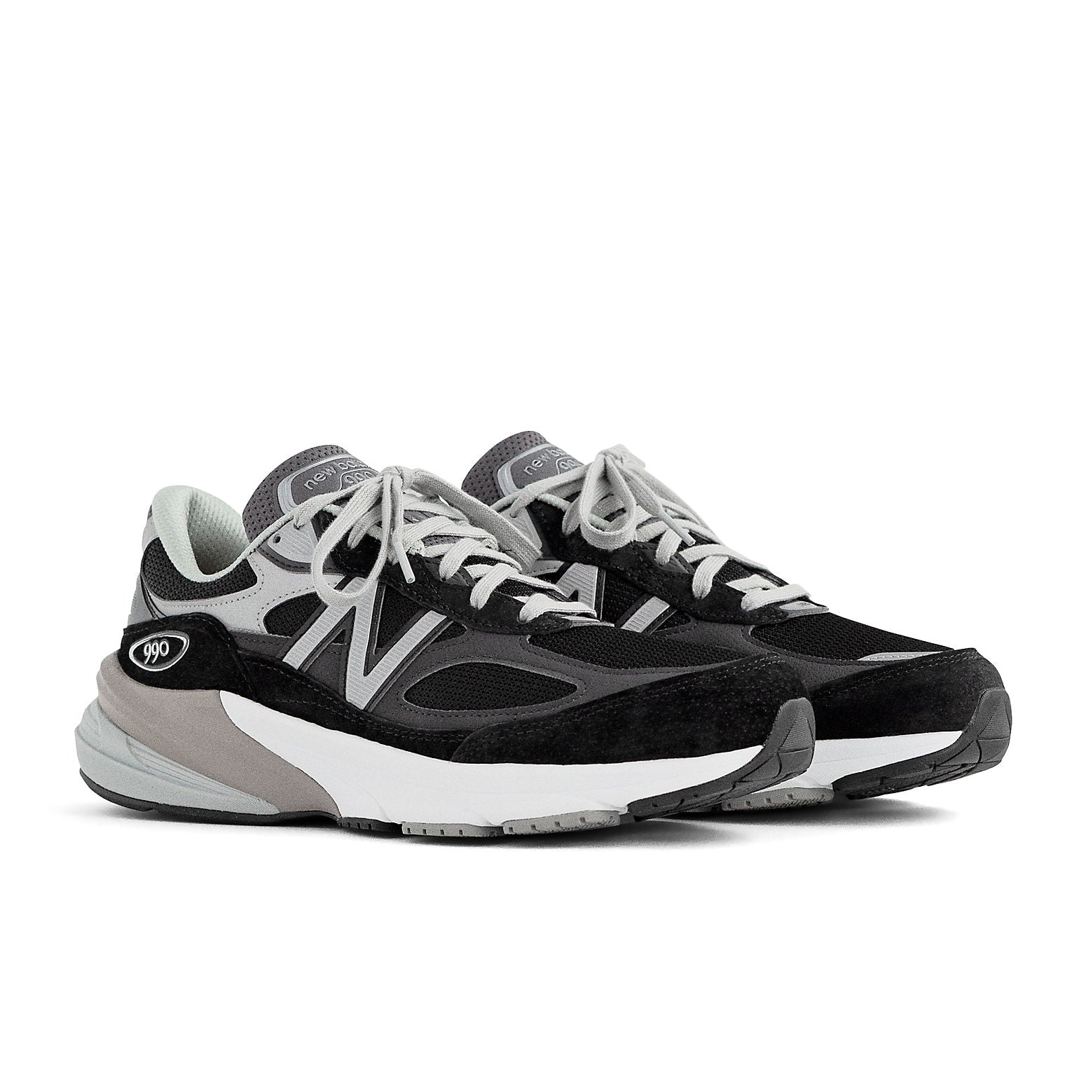 New Balance 990v6 MiUSA Black Grey White (Women's)