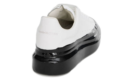 Alexander McQueen Oversized Paint Dipped White Black
