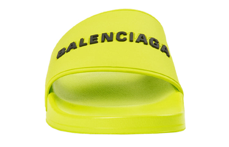 Balenciaga Pool Slide Lime