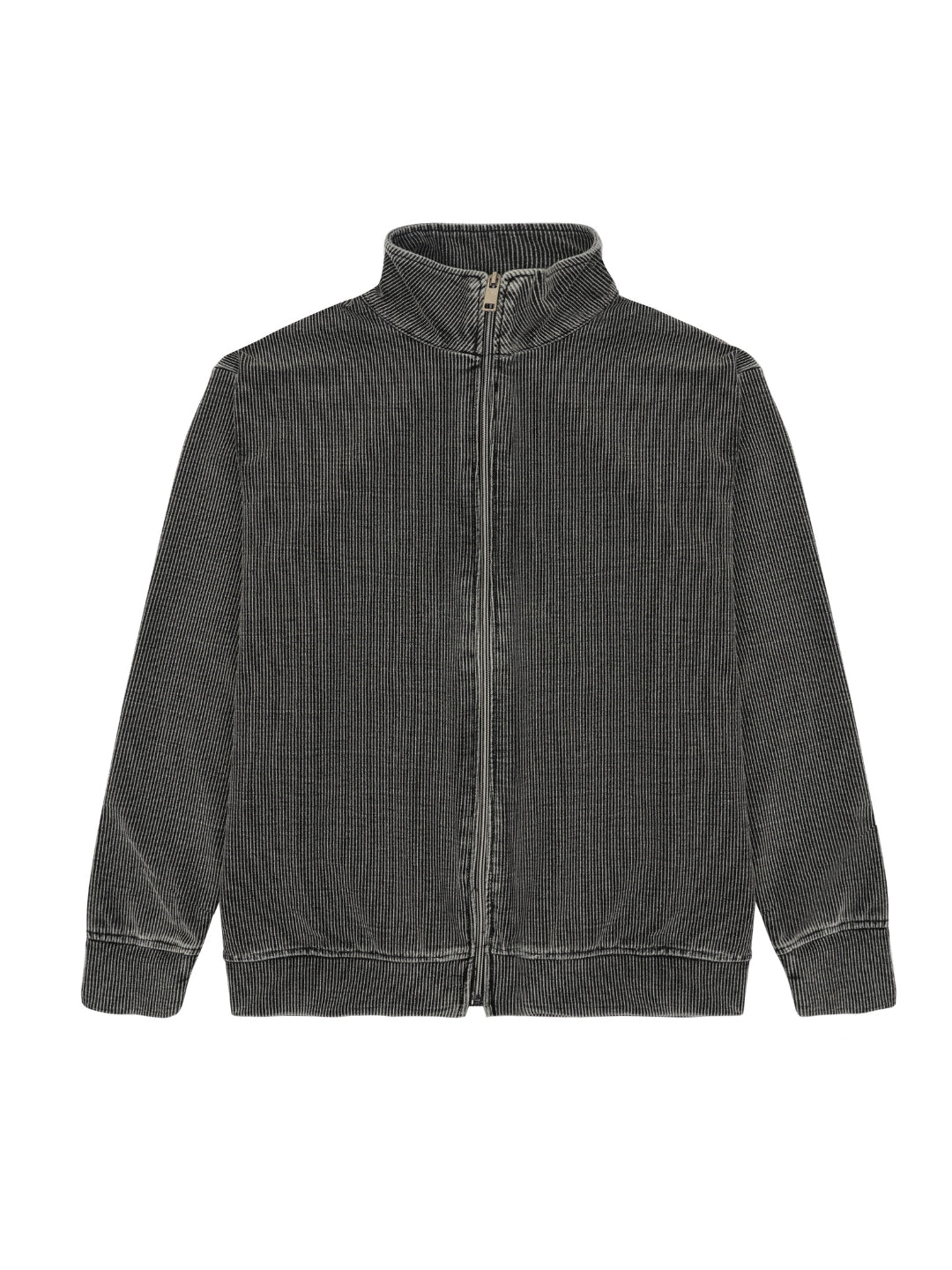 SMOKED CORDUROY ZIPPER