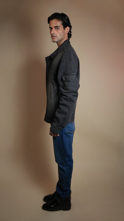 BLACK OG DENIM MEN'S JACKET