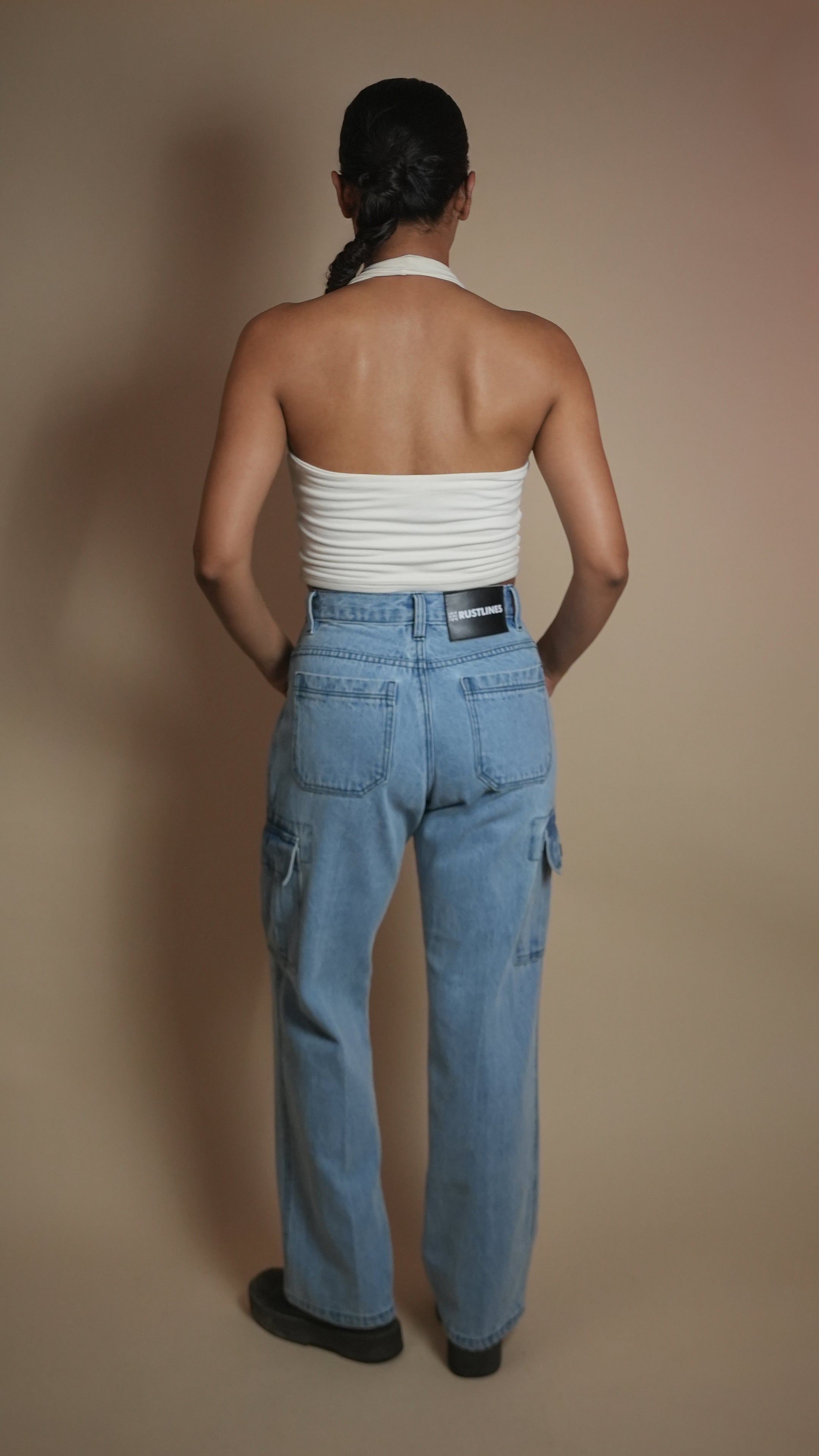 ICED DENIM WOMEN'S CARGO