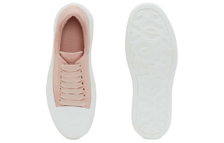Alexander McQueen Deck Skate Plimsoll Lace-Up Magnolia (Women's)