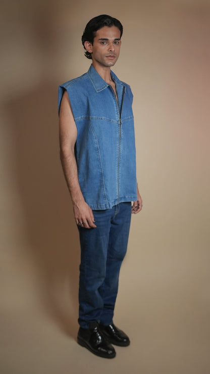 PADDED DENIM MEN'S JACKET