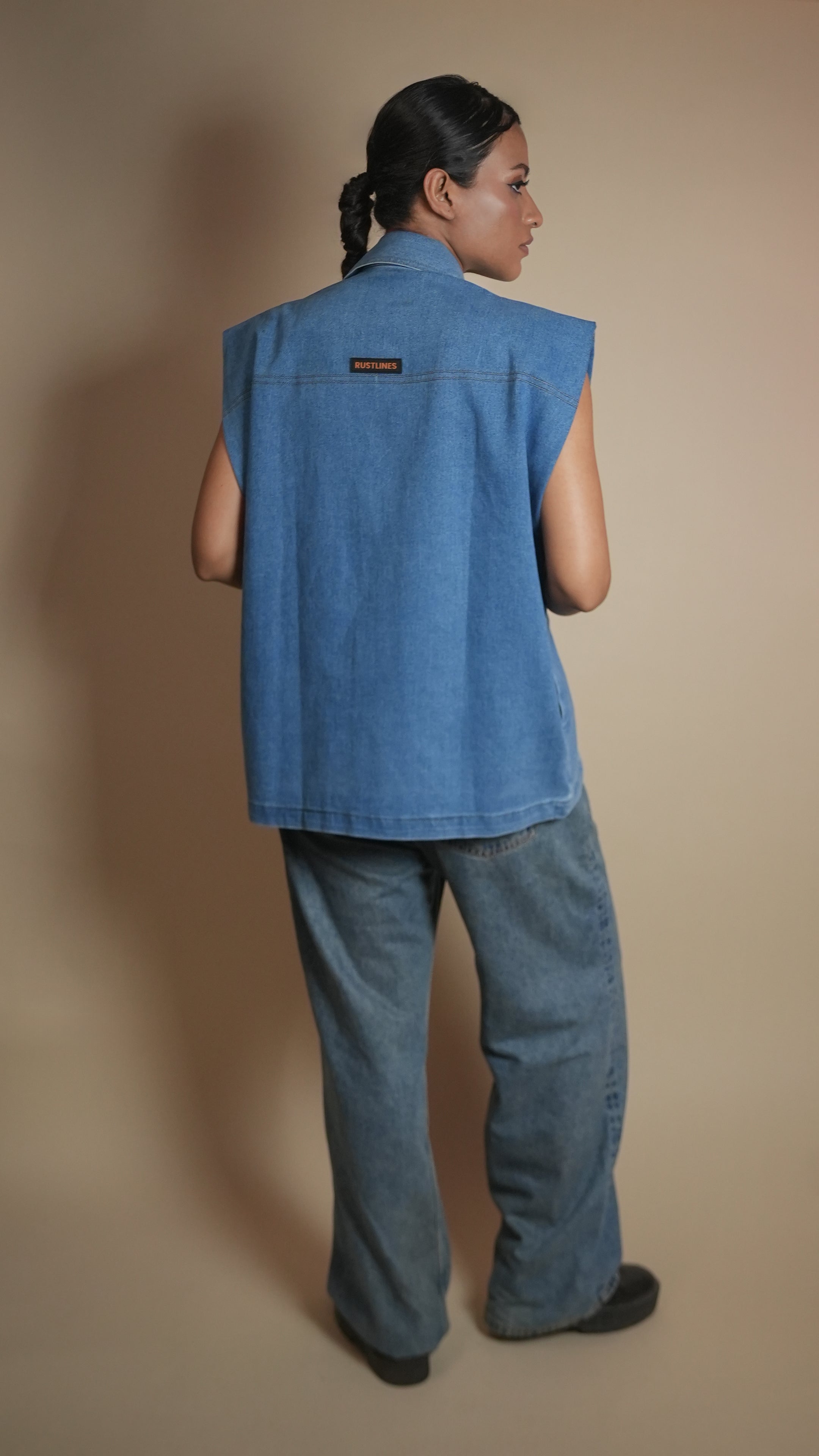 PADDED DENIM WOMEN'S JACKET